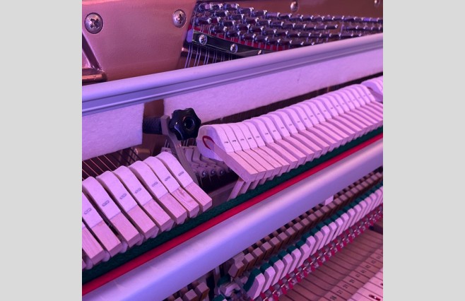 Used Steinmayer Polished Ebony Mini Upright Piano - All Inclusive Premium Package (SN:550150086) - Image 7